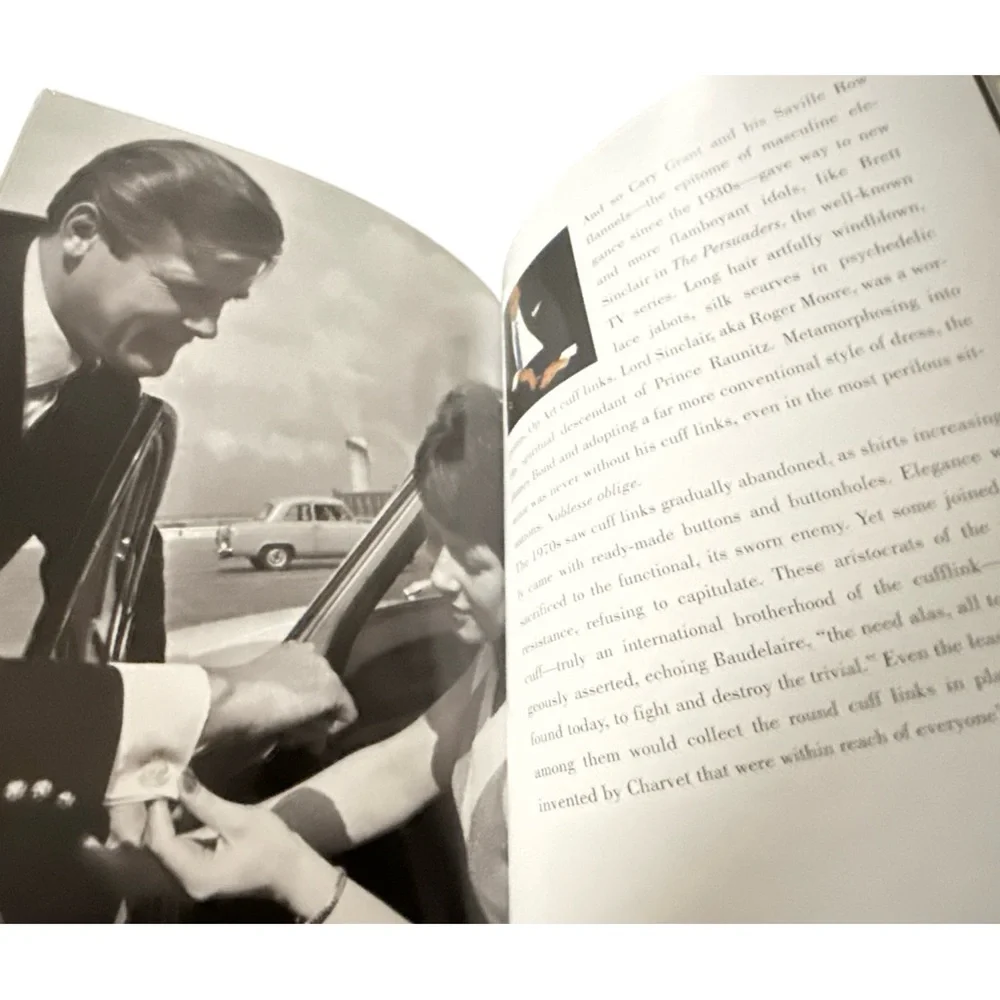 Assouline Cuff Links Book Forward by Karl Lagerfeld, Bertrand Pizzin Circa 2002